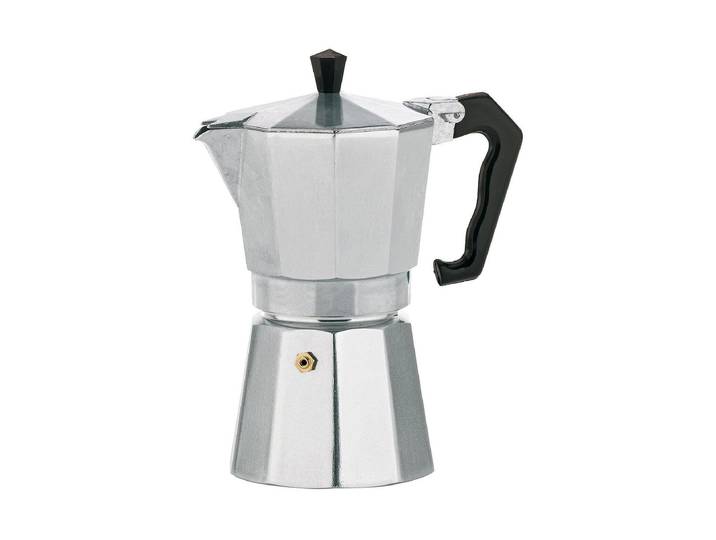 Espressokocher KELA Espressokanne Italia 300ml , silber (silberfarben), H:17cm, Kaffeemaschinen, Espressokocher
