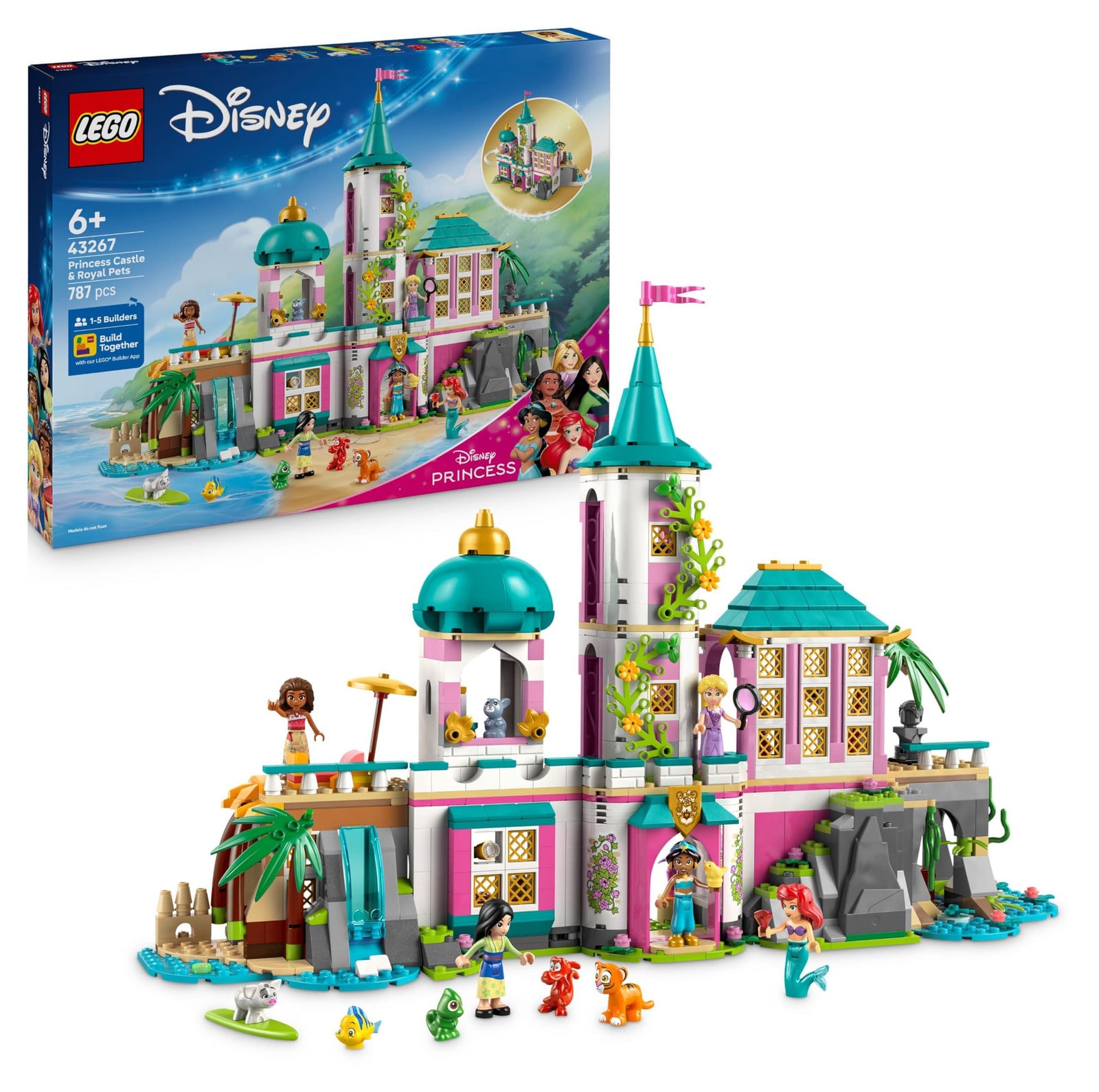 LEGO Disney Kasteel van de prinses en koninklijke diertjes 43267