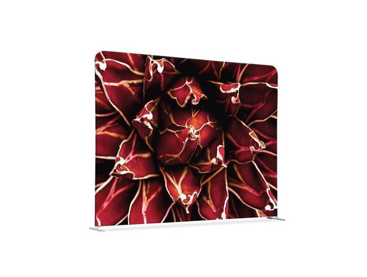 Showdown Displays Paravent Showdown Textil Raumteiler EU - 200x150cm - Kaktus Rot (1 St)