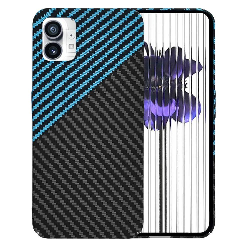 Techsuit - Carbonite FiberShell - Nothing Phone (1) - Blue Pulse (Nothing Phone (1)) (56358616)