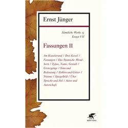 Jünger:Sämtliche Werke.15, Belletristik von Ernst Jünger