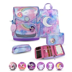 Belmil Premium Compact Plus Schulra﻿nzen-Set 5-tlg - Moonlight Koffer24