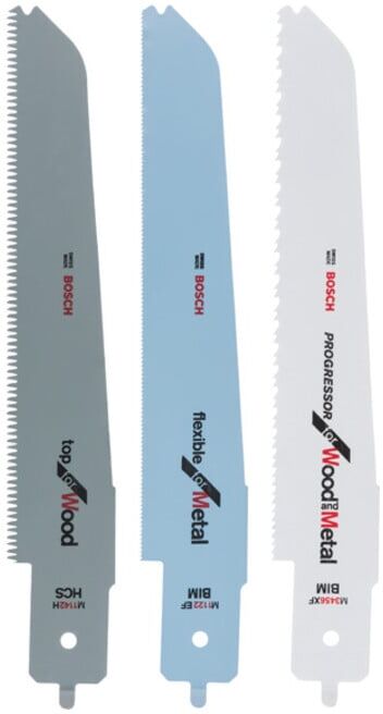 Jeu de lames de scie alternative BOSCH pour scie alternative BOSCH 3 pièces pour PFZ 500 E (2608656934)