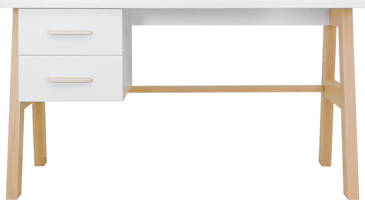 Bopita Lisa Bureau Wit / Naturel voor kinderen