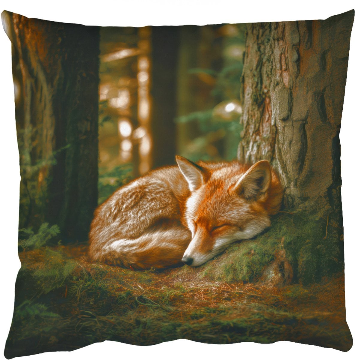 PillowMonkey Sierkussen Vos Bos - 40 x 40 cm