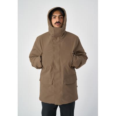 Parka CLEPTOMANICX "Reset", Herren, Gr. L, braun, 100% Polyamid, unifarben, normal, ohne Ausschnitt, Jacken Parka, mit getapten Nähten