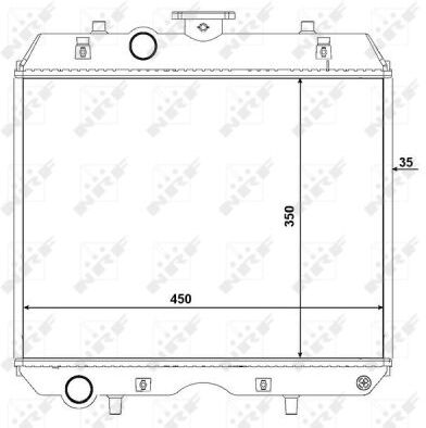 Nrf Kühler, Motorkühlung Easy Fit 54107
