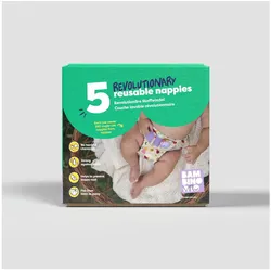 Bambino Mio Revolutionäre stoffwindeln box – 5er-Pack (5 Stk.)