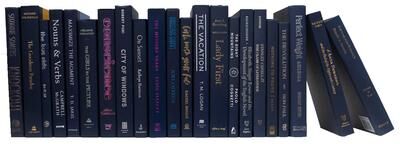 Booth & Williams Decorative Books - Navy Books - Blue Books By The Foot