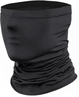 Daily Deals Depot Breathable Neck Gaiter Face Cover Mask Cycling Bandana Sun Protection Tube Scarf black