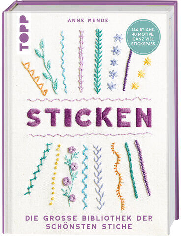 Buch "Sticken – Die große Bibliothek der schönsten Stiche"