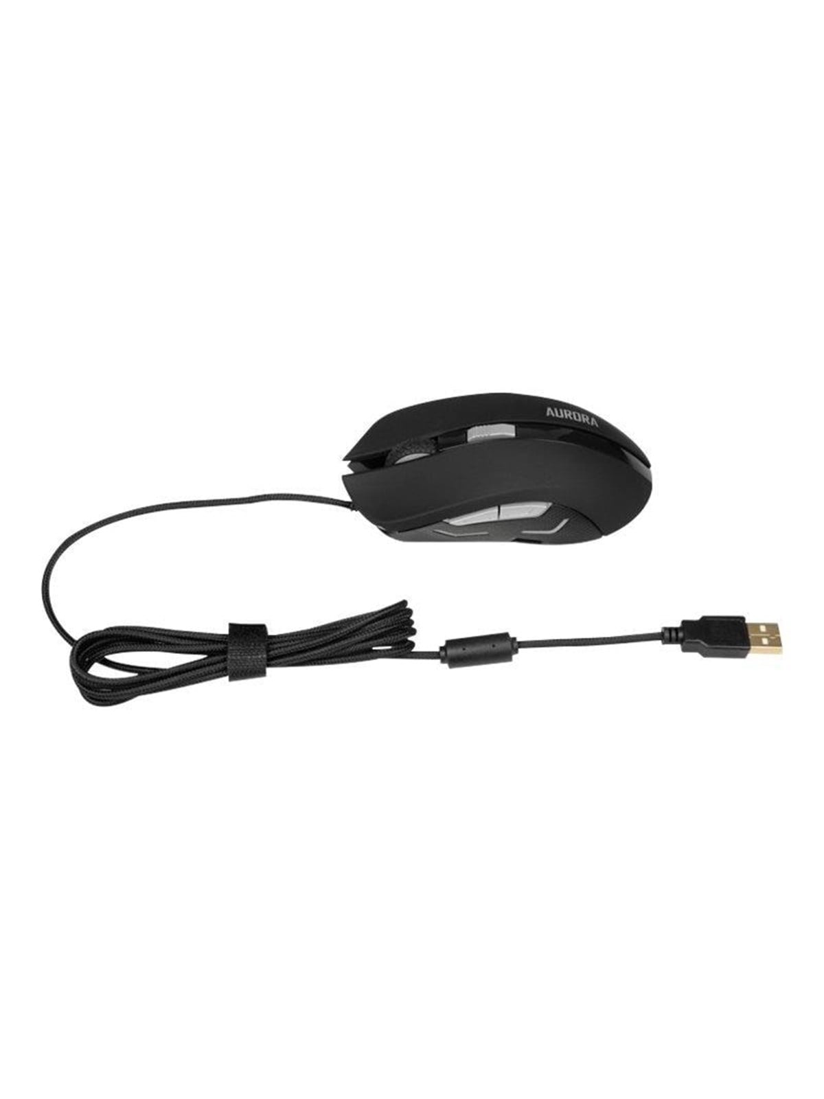 iBOX Aurora A-1 Optical Wired USB Mouse Gaming - Maus (Schwarz)