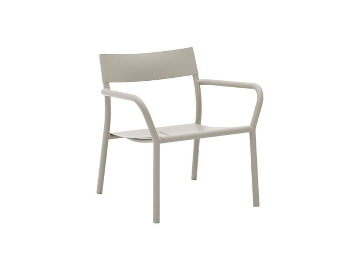 Design Outdoor Loungesessel „May“ Hellgrau NEW WORKS