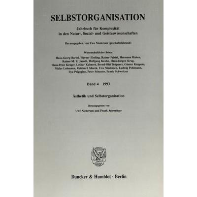 Selbstorganisation., Taschenbuch von , Duncker & Humblot, 978-3-428-07813-4