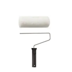 Maler Lammfell Großflächen Farb Rolle Walze 250mm mit Steckbügel Profi 270mm