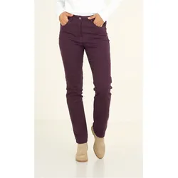 Baumwoll-Mix-Hose in beere in Größe 48 von DW-Shop, Beere, 48