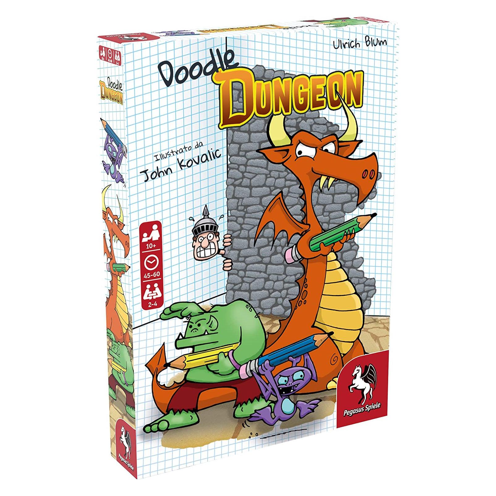 Asmodée Doodle Dungeon - Ed. Italian (Italienisch, 2 - 4 Spieler) (36934101)