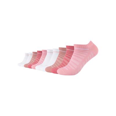 Sneakersocken CAMANO "mesh ventilation", Herren, Gr. 35-38, almond blossom, Baumwollmischung, unifarben mit Farbeinsatz, elastisch, Socken Sneakersocken, Mesh-Belüftung: Perfektes Fuß-Klima bei jeder Aktivität