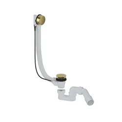 SAT Aurum Badewannen-Ablaufgarnitur 80 cm, glänzend gold, Kunststoff SATAVA80G
