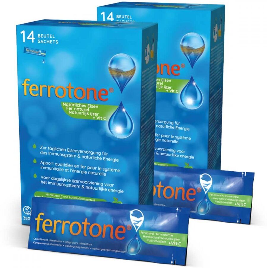Ferrotone Eisen mit Apfelkonzentrat und Vitamin C 28x25ml