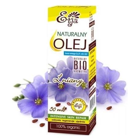 Etja Natural Oil Flaxseed Organic 50Ml (Körperöl, 50 ml) (33083198)