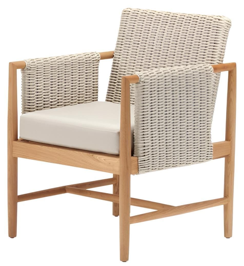 JVmoebel Moderne Tuinstoel - Beige