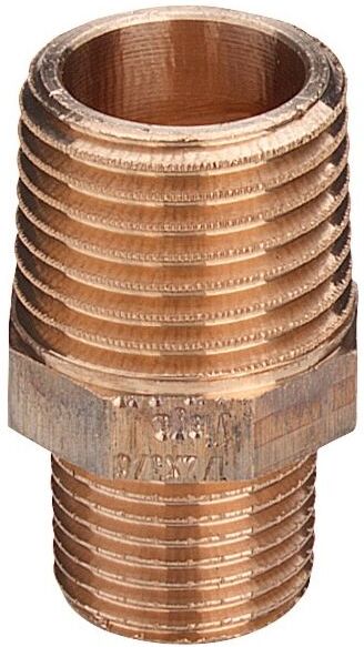 Viega Rotguss Doppelnippel, reduziert 11/4" x 1"