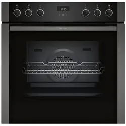 Neff N 50, Einbau-Herd, 60 x 60 cm, Graphite-Grey, E1ACE2AG3, Backofen + Herd Einbau, Silber, Grau