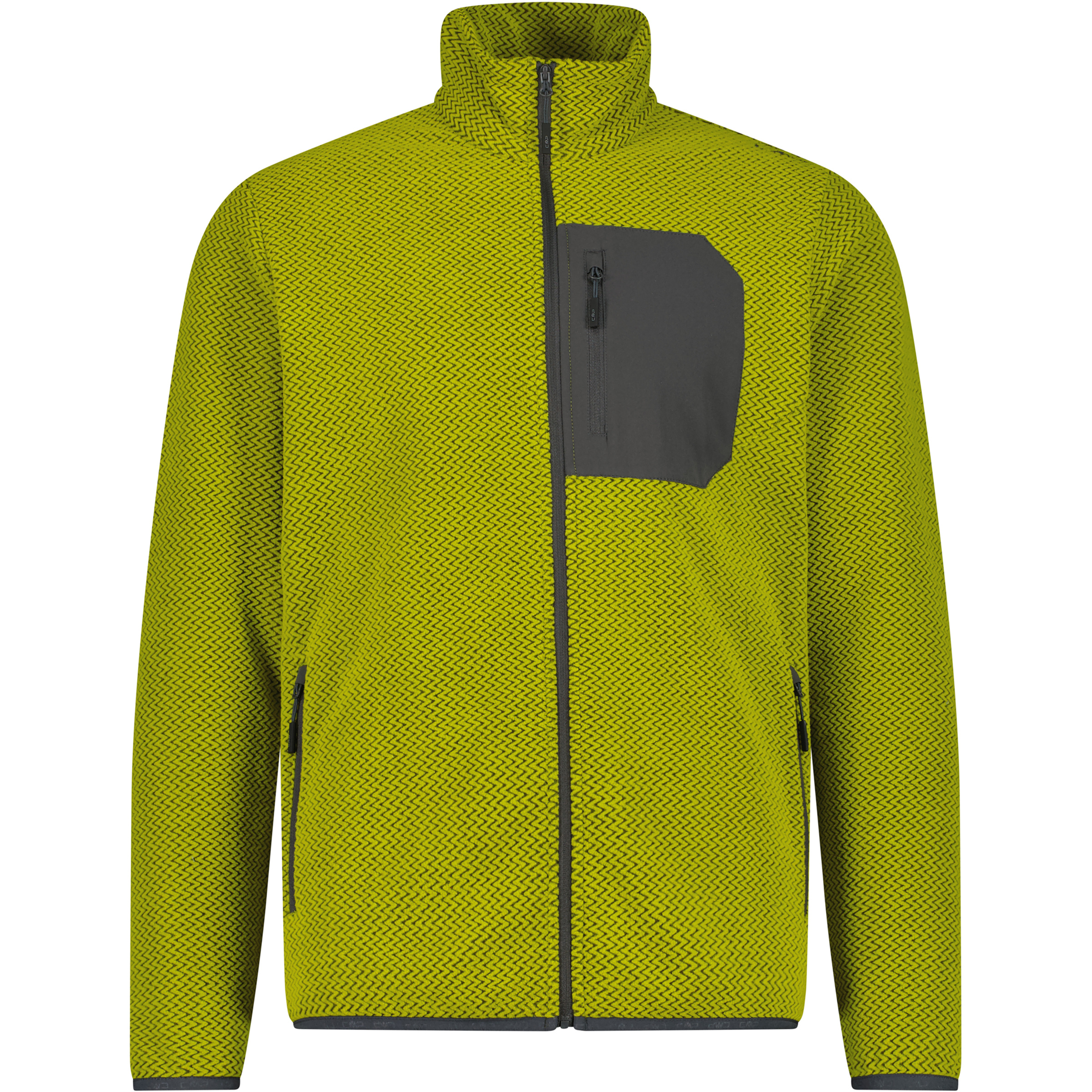 CMP Herren Fleecejacke gruen Größe XL Trekking Elastisch