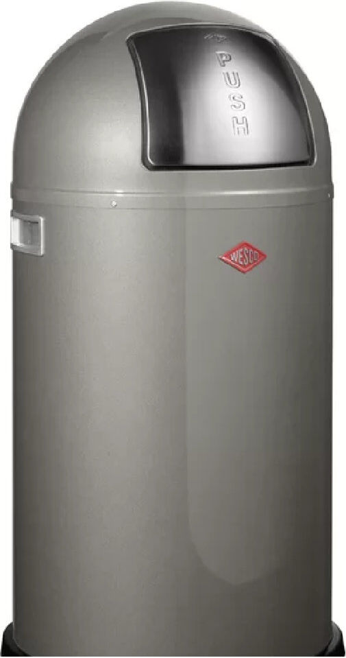 Wesco Pushboy 50L Bin Dark Grey 50L