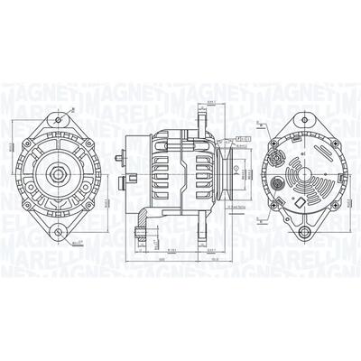 MAGNETI MARELLI Generator 063734085010 für NISSAN