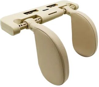 Of Wheels Deals Adjustable Car Headrest Pillow U Shaped Neck Support For Kids And Adults Travel Comfort classic Beige