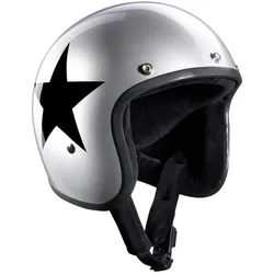 Bandit Jet Star Silver Jethelm