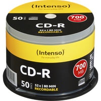 CD-R 700 MB, CD-Rohlinge 52fach, 50 Stück