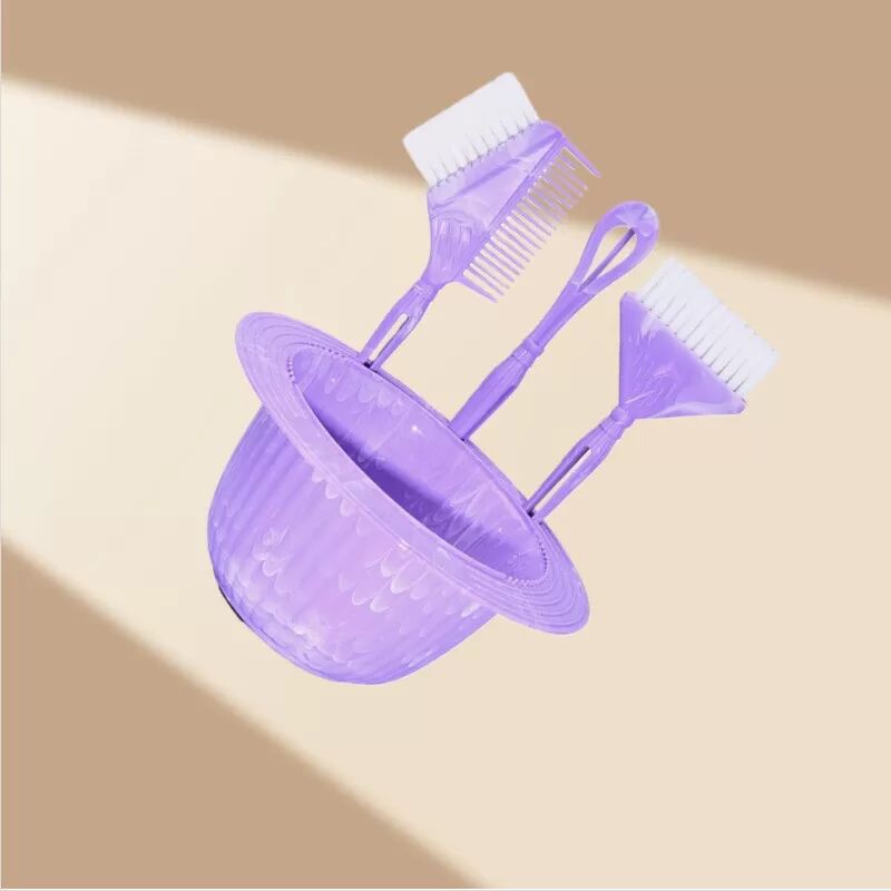 INF Kit de Teinture Capillaire Professionnel - Ensemble de 4 Pièces pour une Coloration Parfaite Violet