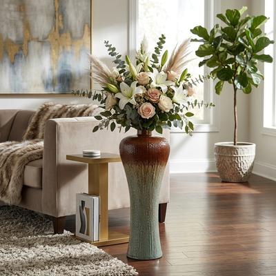 Sagebrook Home Stoneware Ceramic Floor Vase