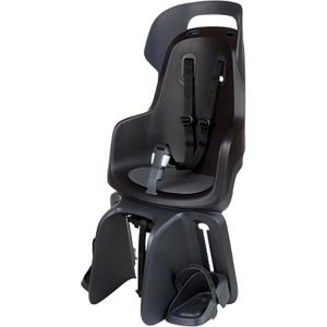 bobike Fahrrad-Kindersitz GO Maxi MIK-HD, 9 - 22 kg Traglast, schwarz, Gepäckträgermontage