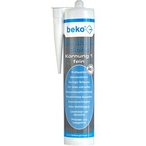 Beko Maleracryl 230330, weiß, Außenbereich, Strukturacryl, Körnung fein, 310ml