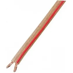 Exertis Connect Lautsprecherkabel, 2 x 2,63 mm2, transparent, 100 m Lautsprecherkabel (EXC601039) (100 m, 2.63 mm2), Lautsprecherkabel, Transparent