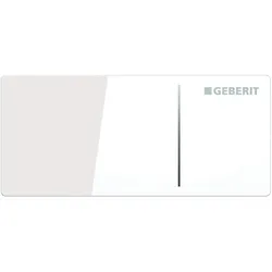 Geberit, Betätigungsplatte, BetPl. Sigma70, für 2-Mengen-Sp. Glas weiss ET 242813SI1