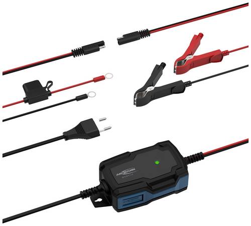 Ansmann BC 6-12V / 1A 1001-0142 Kfz-Ladegerät, Werkstattladegerät, Automatikladegerät, Batterieüberwachung 6 V, 12V 1A