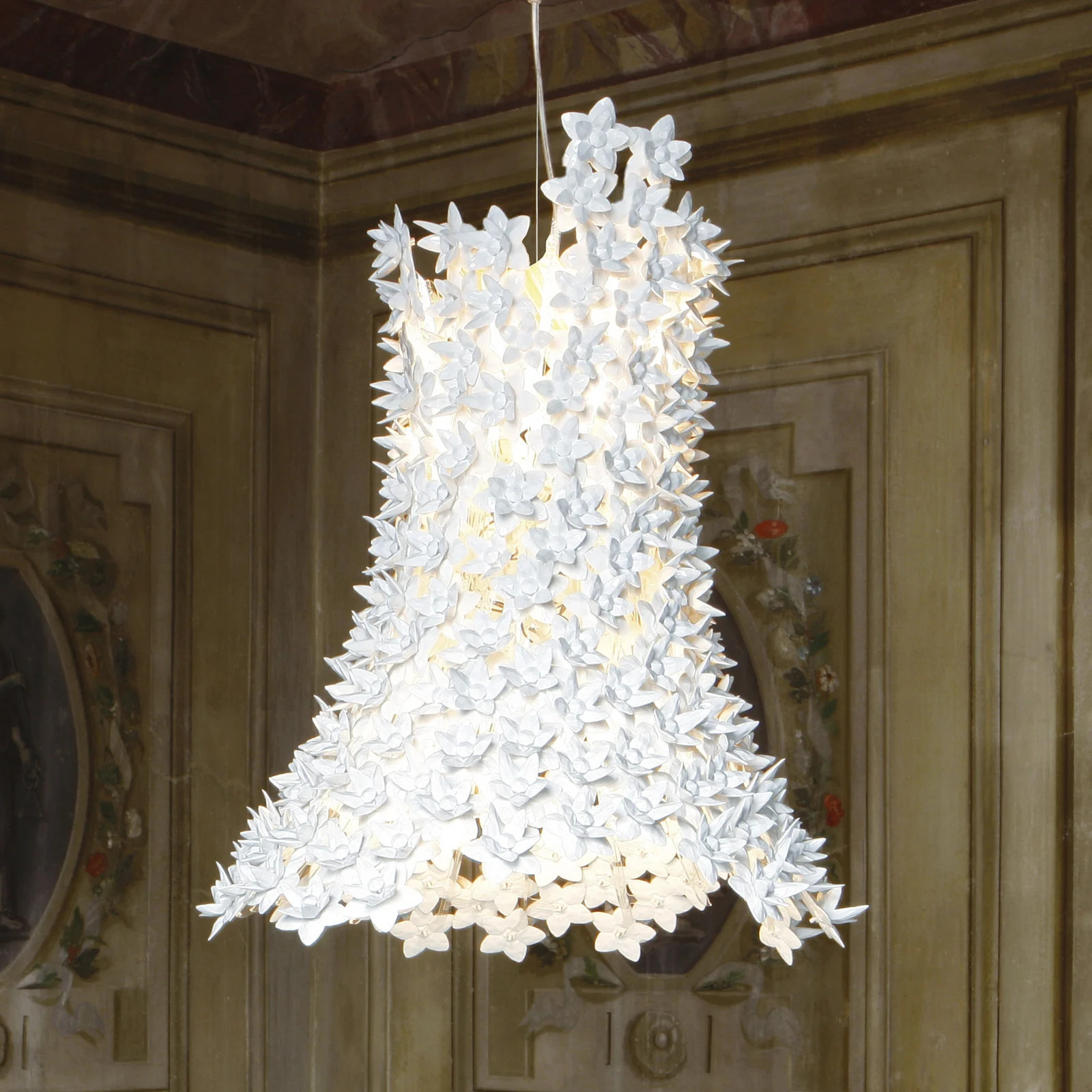 Kartell Bloom Hanglamp - Wit - Kunststof - Modern Design