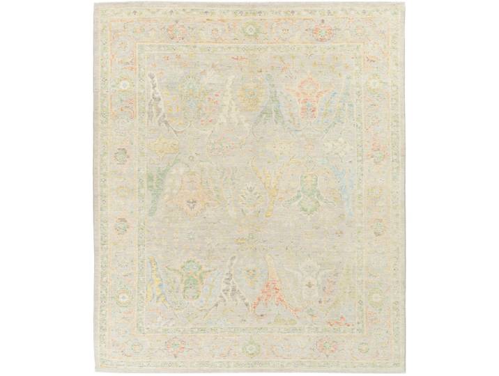 Usak Teppich 242x295 Handgeknüpft Orientteppich Wolle