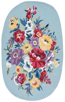 SAFAVIEH Handmade Chelsea Sayo Floral Wool Rug