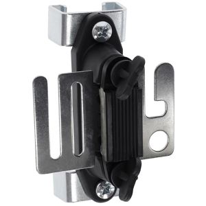AKO Isolatoren T-Post Premium, zum Klemmen, Bandtorisolator, für Torgriff, Seil & Band bis 40 mm, aus Kunststoff, 2 Stück