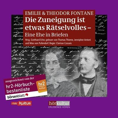 Die Zuneigung ist etwas Rätselvolles - Theodor Fontane,Emilie Fontane, Download, 9783906935393