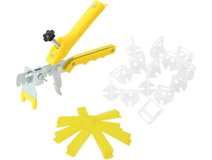 vidaXL Système de nivellement de carreaux 250 cales 500 clips 3 mm