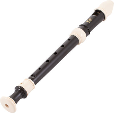Yamaha YRS-301 III Soprano Recorder braun mit weißen Ringen