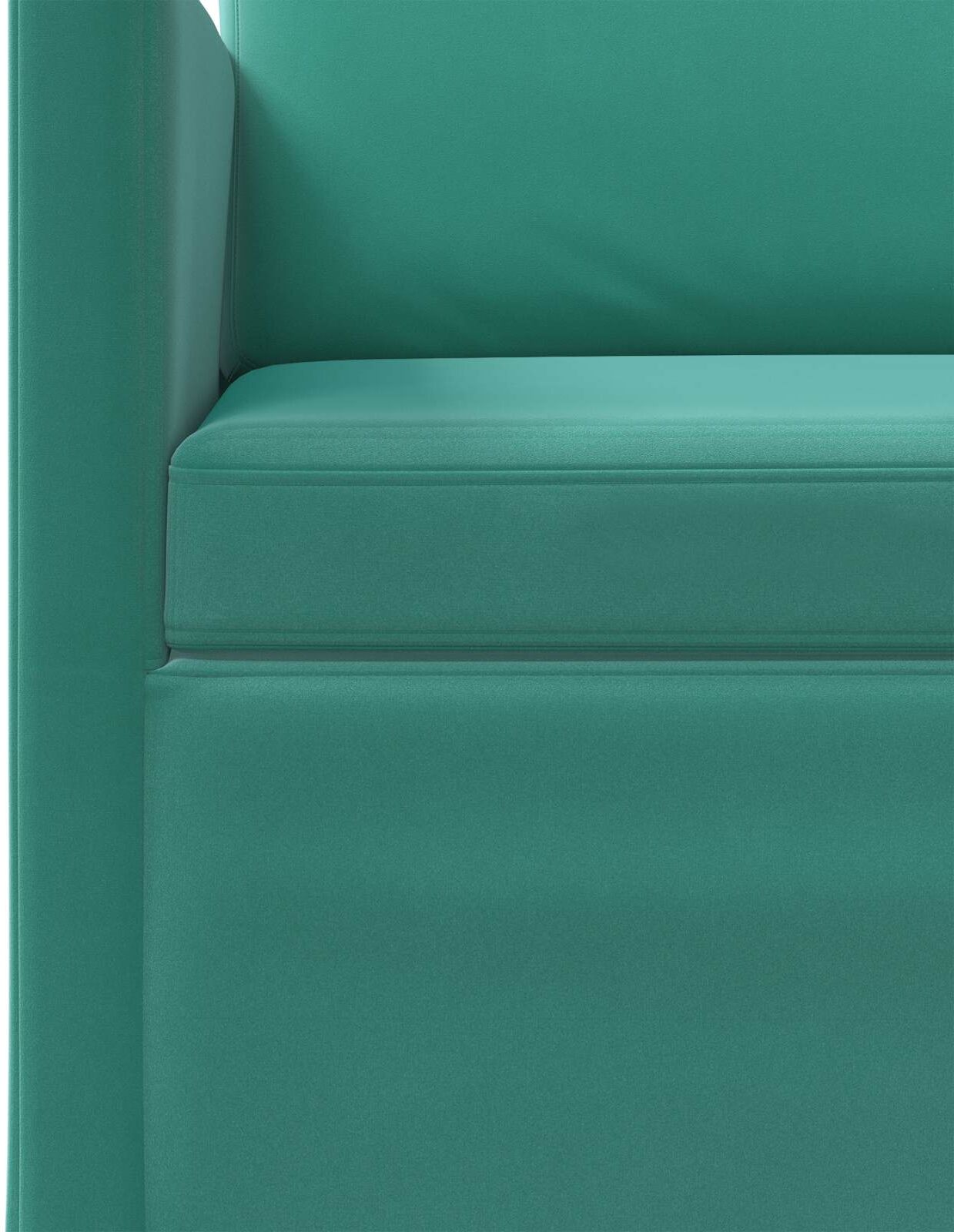 vidaXL Ensemble de Canapés 2 pcs Turquoise Velours (V)