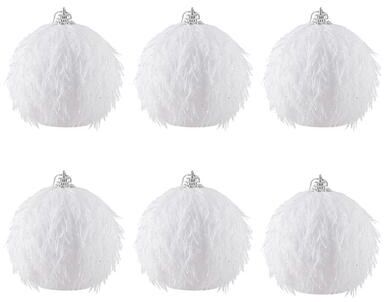 Uplift Treasures 6pcs Christmas Ball Ornament Set For Xmas Tree And Party Decoration 12
